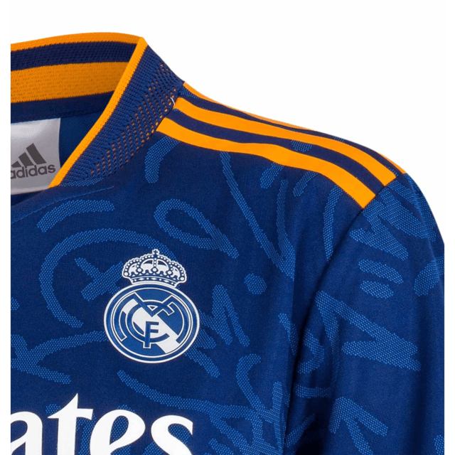 Camisa Real Madrid II 21/22 Adidas - Azul - Loja da Seven