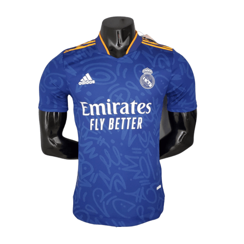 Camisa Real Madrid II 21/22 - Azul - Adidas - Masculino Jogador - Loja da Seven