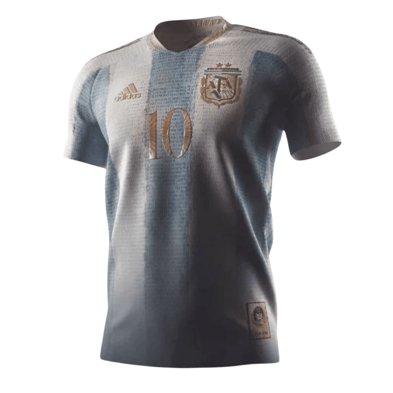 Camisa Seleção Argentina [Conceito Maradona] 21/22 Adidas - Azul e Branco - Loja da Seven