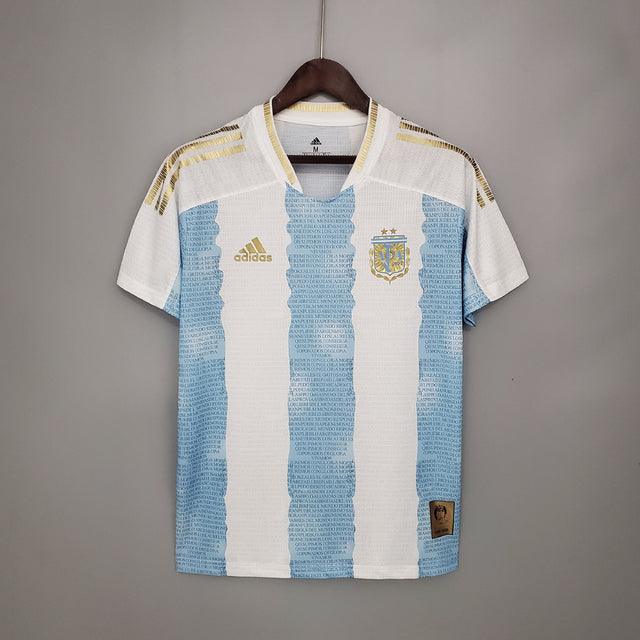 Camisa Seleção Argentina [Conceito Maradona] 21/22 Adidas - Azul e Branco - Loja da Seven