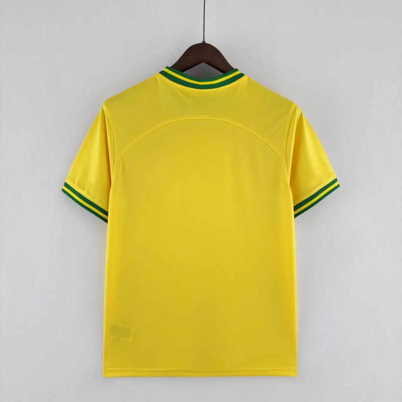 Camisa Seleção Brasil 2022 Nike - Amarela - Conceito Amarela - Loja da Seven