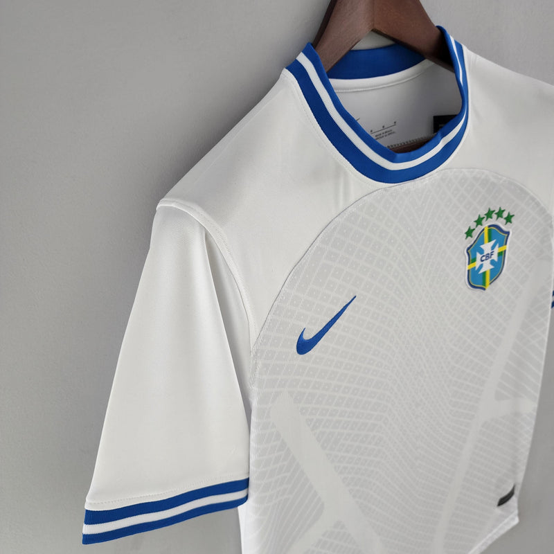 Camisa Seleção Brasil 2022 Nike - Branca - Conceito Branca - Loja da Seven