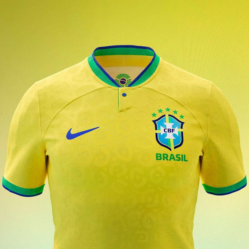 Camisa Seleção Brasil 22/23 Nike - Amarelo - Loja da Seven