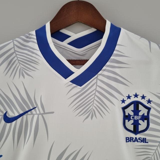 Camisa Seleção Brasil Fourth 2022 Nike - Branco - Conceito Floresta Amazônica - Loja da Seven