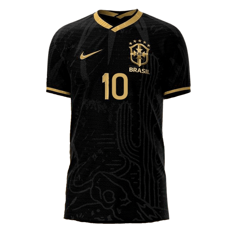 Camisa Seleção Brasil Fourth 2022 Nike - Preto - Conceito Nordeste - Loja da Seven