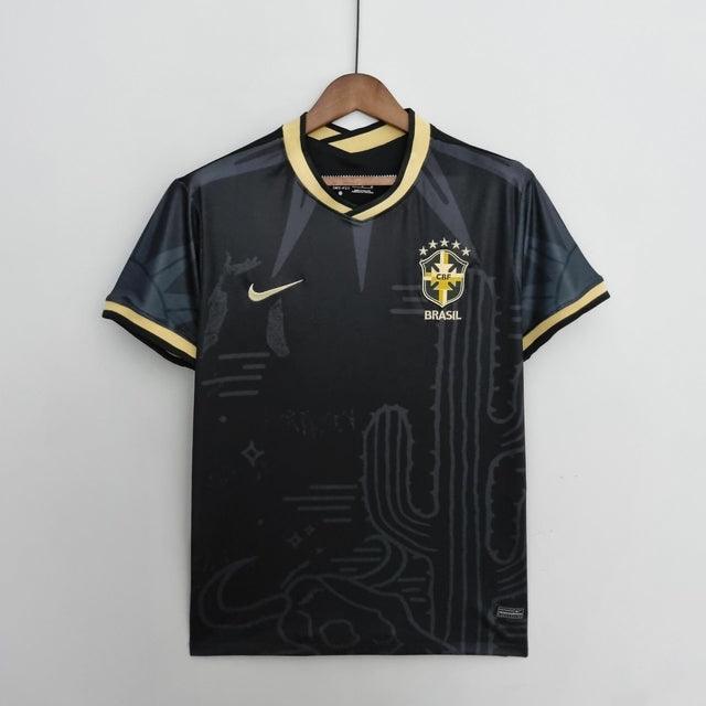 Camisa Seleção Brasil Fourth 2022 Nike - Preto - Conceito Nordeste - Loja da Seven