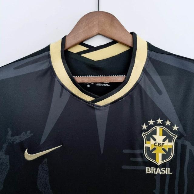 Camisa Seleção Brasil Fourth 2022 Nike - Preto - Conceito Nordeste - Loja da Seven