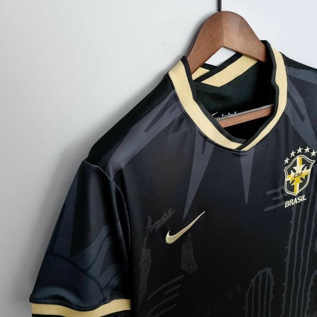 Camisa Seleção Brasil Fourth 2022 Nike - Preto - Conceito Nordeste - Loja da Seven