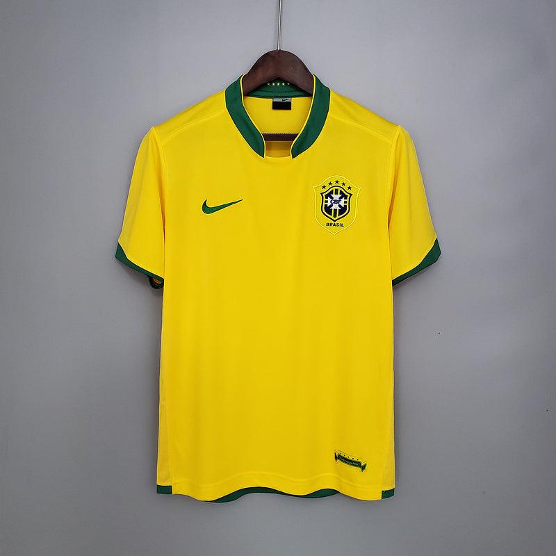 Camisa Seleção Brasileira Retrô 2006 Amarela - Nike - DA Sports Oficial