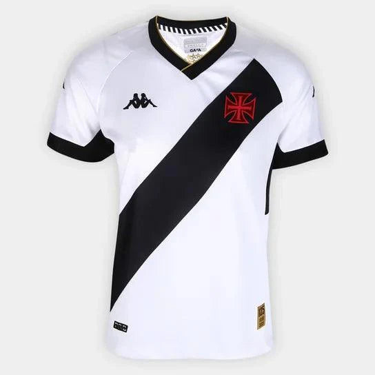 Camisa Vasco Feminina I 23/24 Kappa - Branca com Listra Preta