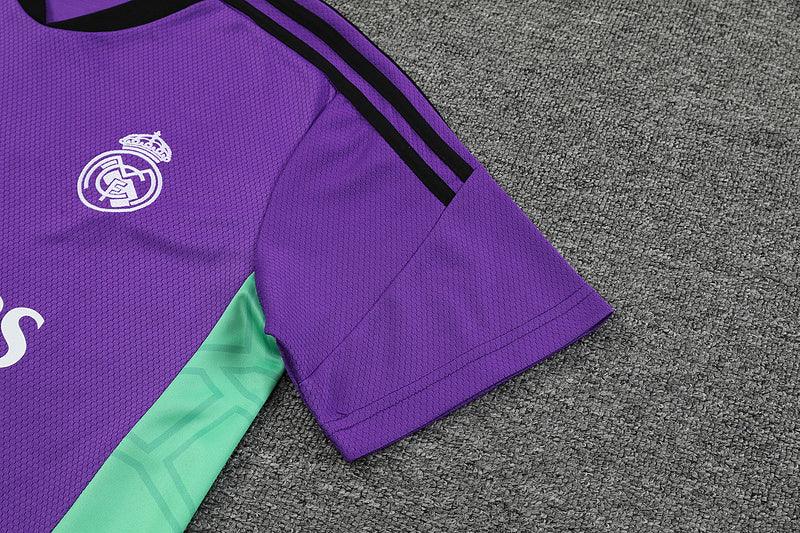 Camiseta Real Madrid 23/24 - Treino - Roxo - Loja da Seven