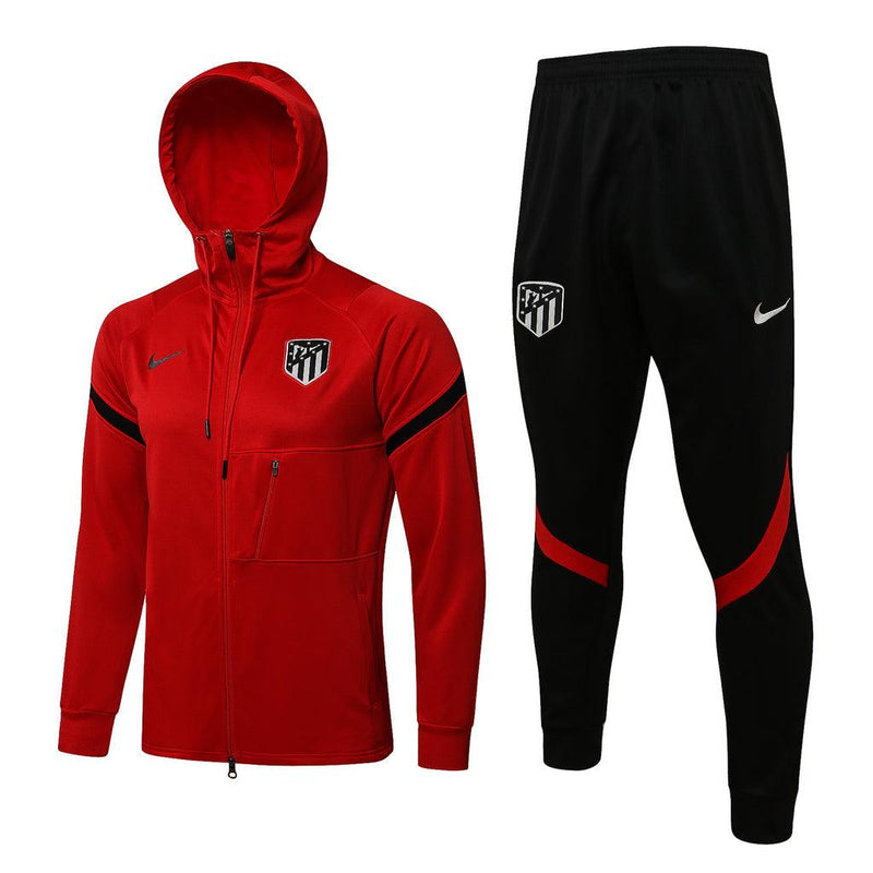 Conjunto Atlético de Madrid 21/22 Vermelha - Nike - Com Capuz - DA Sports Oficial