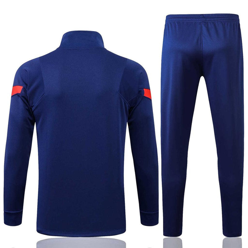 Conjunto Barcelona 2122 Azul Royal - Nike - Com Fecho - DA Sports Oficial