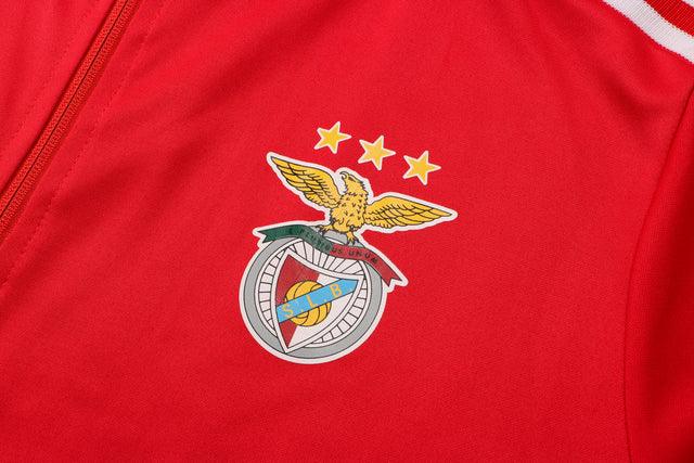 Conjunto Benfica 21/22 Vermelha - Adidas - Com Fecho - DA Sports Oficial