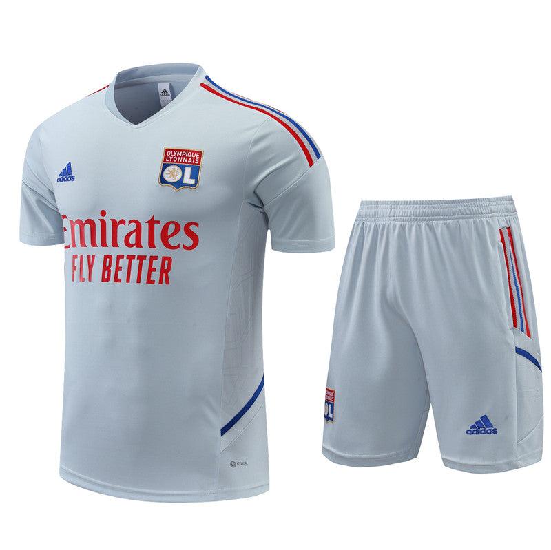 Kit Camisa e Short Olympique Lyonnais 22/23 - DA Sports Oficial