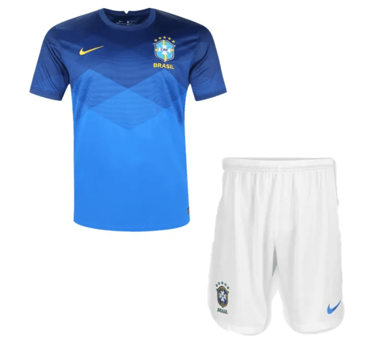 Kit Infantil Brasil 2021 Nike - Azul - DA Sports Oficial