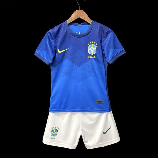 Kit Infantil Brasil 2021 Nike - Azul - DA Sports Oficial