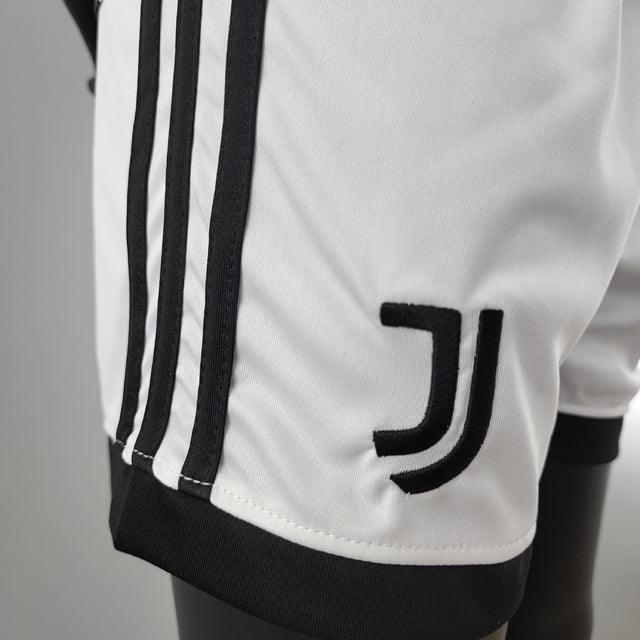 Kit Infantil Juventus 22/23 Adidas - Branco e Preto - DA Sports Oficial