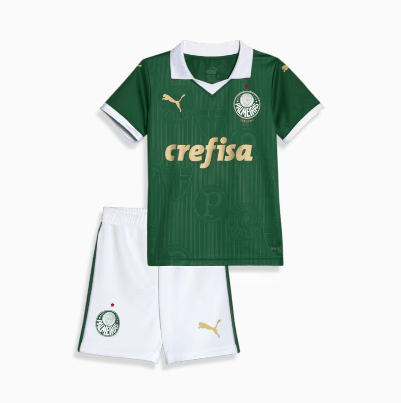 Kit Infantil Palmeiras I 24/25 Verde - DA Sports Oficial