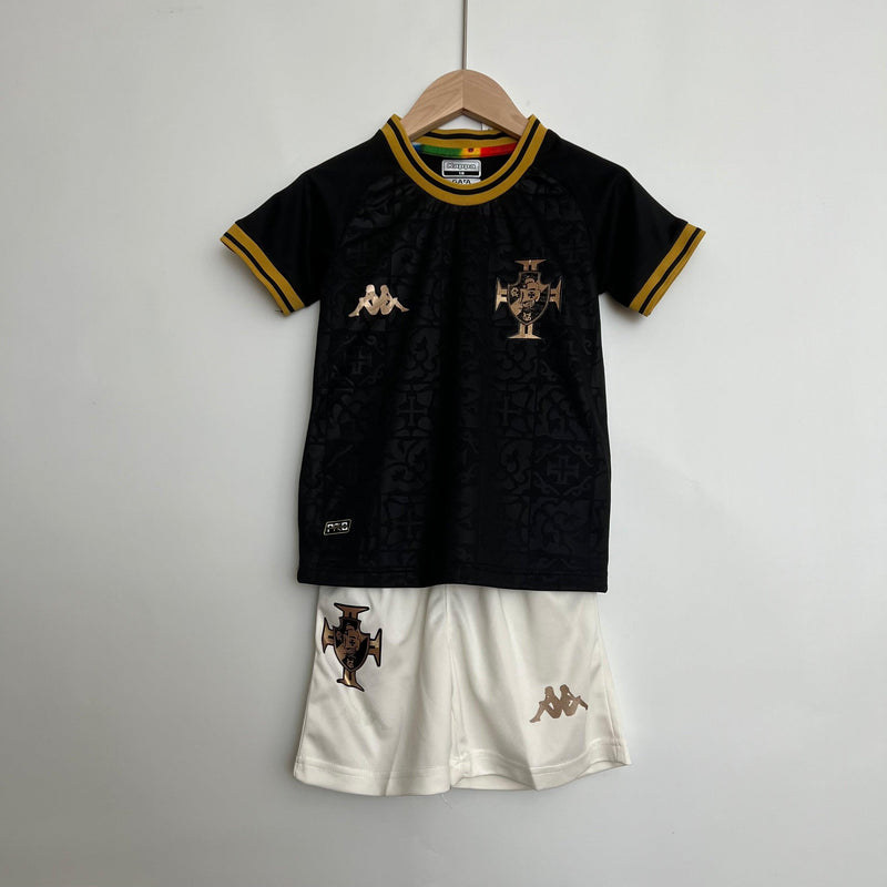 Kit Infantil Vasco III 22/23 Adidas - Preto - DA Sports Oficial